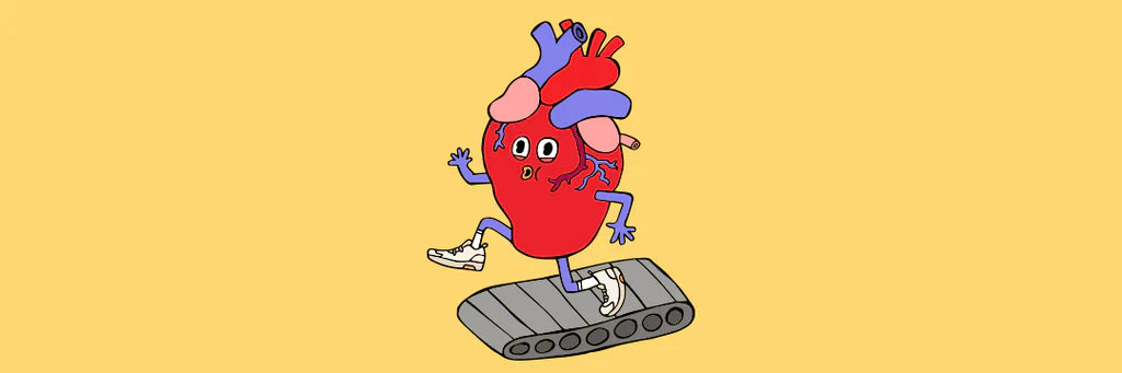 Hart, gezondheid, beweging, loopband, sporten